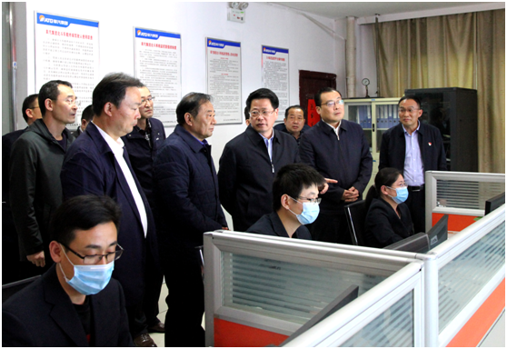 安徽省副省長、市委書記楊光榮來到集團公司調研安全生產工作